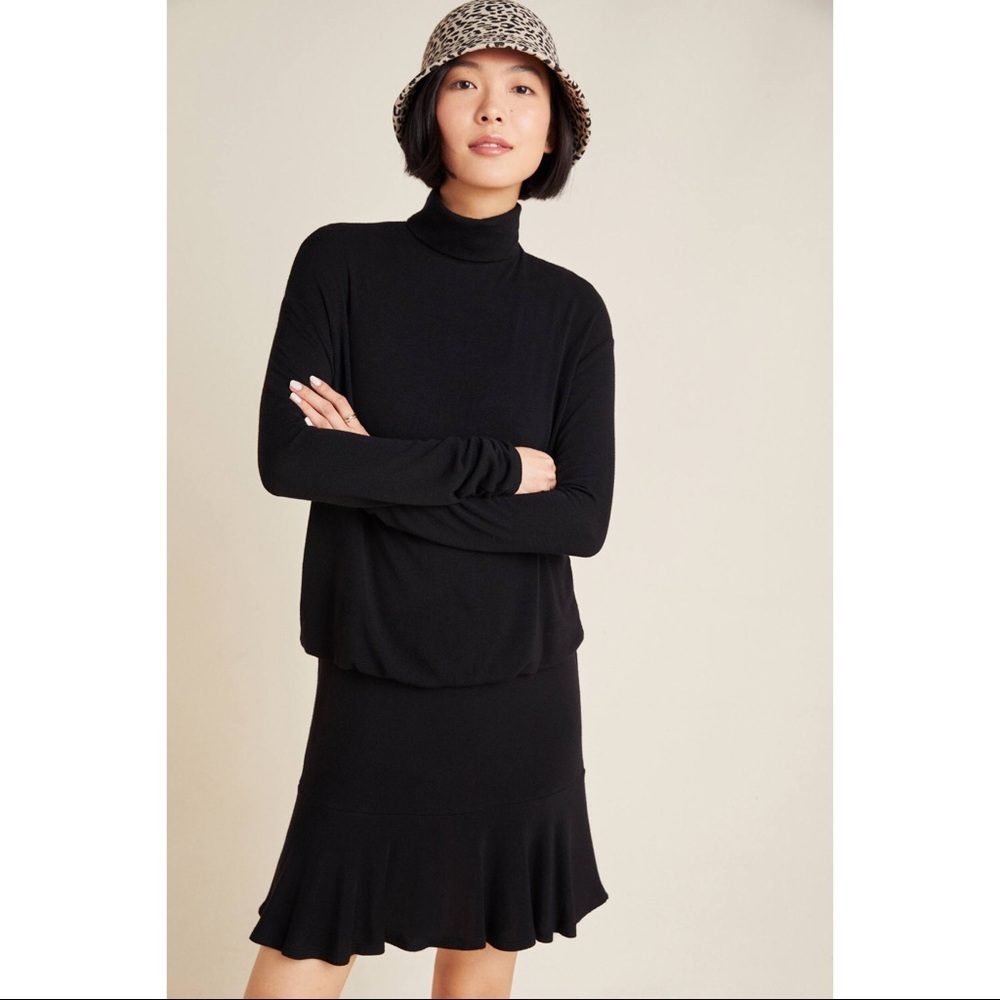NWT Anthropologie Bailey 44 Greta Mock-Neck Dress